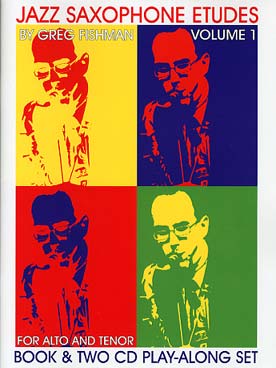 Illustration fishman jazz saxophone etudes vol. 1
