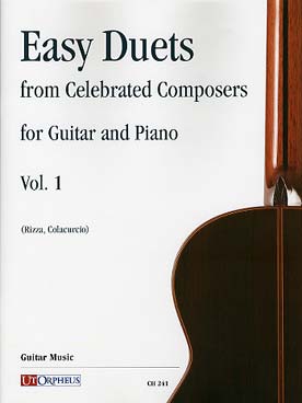 Illustration easy duets from celebrated composers v1