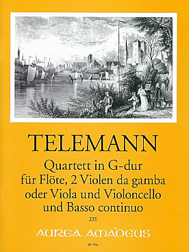 Illustration telemann quartett en sol maj twv 43 :g12
