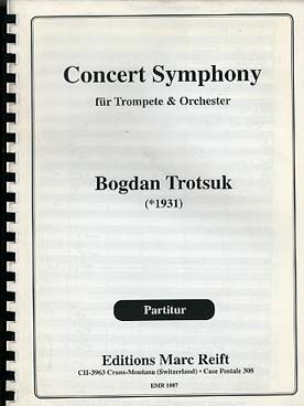 Illustration de Concert symphony pour trompette et orchestre - Conducteur seul