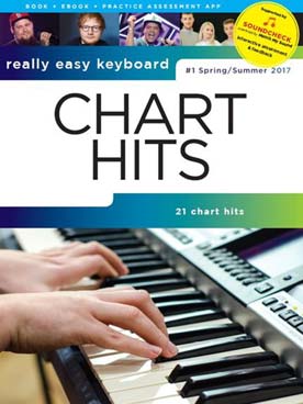 Illustration really easy keyboard chart hits #1 2017