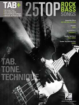 Illustration de 25 TOP ROCK BASS SONGS