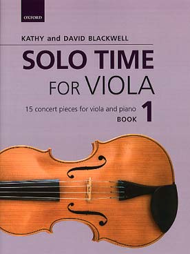 Illustration de SOLO TIME for viola - Vol. 1 : 15 morceaux dans des styles variés du baroque au contemporain