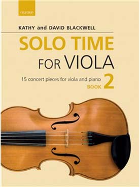 Illustration de SOLO TIME for viola - Vol. 2 : 15 morceaux dans des styles variés du baroque au contemporain