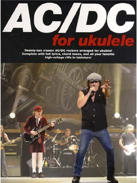 Illustration ac/dc for ukulele