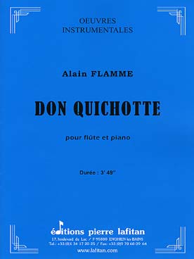 Illustration flamme don quichotte