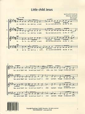 Illustration verfaillie little child jesus (satb)