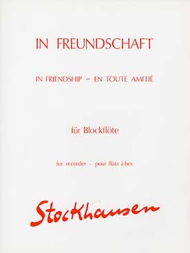 Illustration stockhausen in freundschaft