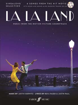 Illustration de LA LA LAND pour voix/piano et CD avec les enregistrements et accompagnements