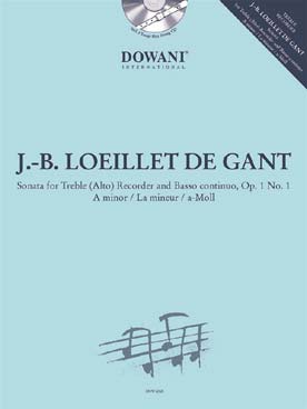 Illustration loeillet sonate op. 1/1 la min fl alto