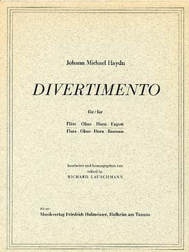 Illustration haydn (m) divertimento (parties)