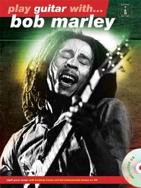 Illustration de PLAY GUITAR WITH avec CD - Bob Marley