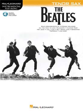 Illustration de INSTRUMENTAL PLAY ALONG saxophone ténor - The Beatles