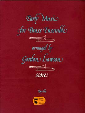 Illustration early music for brass ensemble