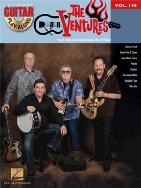 Illustration de GUITAR PLAY ALONG - Vol. 116 : The Ventures