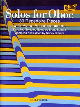 Illustration de SOLOS FOR OBOE : 30 pièces de Bach,  Haendel, Gossec, Corelli, etc...