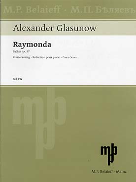 Illustration glazounov raymonda op. 57