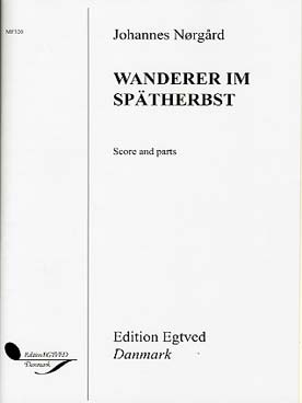 Illustration de Wanderer im Spätherbst pour baryton, clarinette, violoncelle et piano (conducteur et parties)