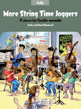 Illustration blackwell more string time joggers cello