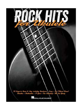 Illustration rock hits for ukulele