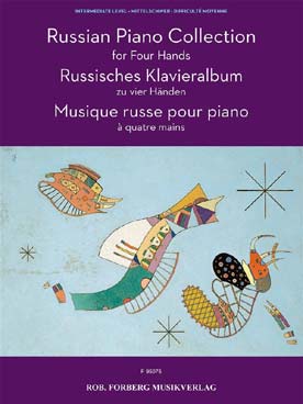 Illustration de MUSIQUE RUSSE POUR PIANO à 4 mains