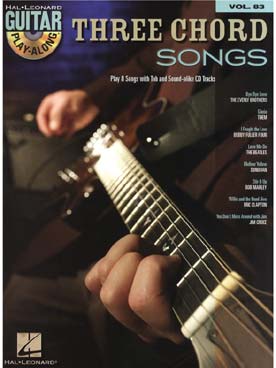 Illustration de GUITAR PLAY ALONG - Vol.  83 : Three chord songs