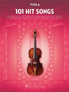Illustration 101 hit songs for viola