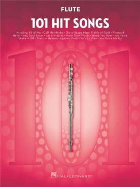 Illustration 101 hit songs for flute