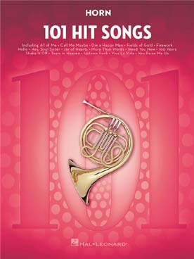 Illustration 101 hit songs for horn