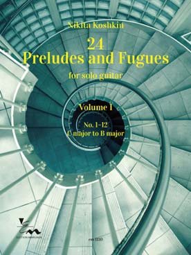 Illustration de 24 Préludes et fugues - Vol. 1 : N° 1 à 12