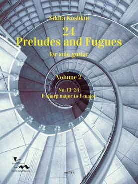 Illustration de 24 Préludes et fugues - Vol. 2 : N° 12 à 24