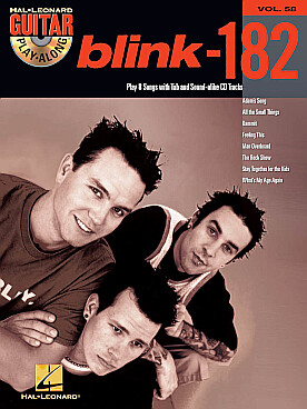 Illustration de GUITAR PLAY ALONG - Vol.  58 : Blink 182