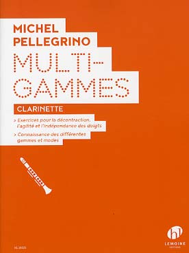 Illustration pellegrino multi-gammes clarinette