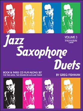 Illustration fishman jazz saxophone duets vol. 3