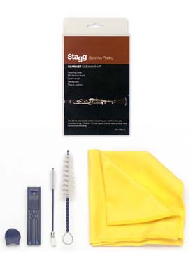 Illustration kit d'entretien stagg pro clarinette