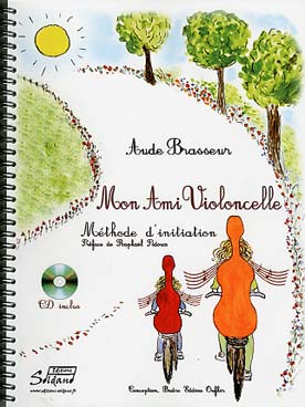 Illustration de Mon Ami violoncelle : méthode pour les très jeunes élèves en éveil, écrite en grosses notes