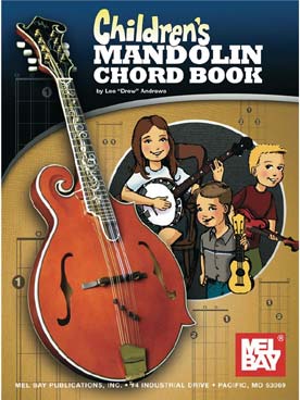 Illustration de CHILDREN'S MANDOLIN CHORD BOOK