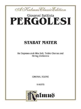 Illustration de Stabat Mater pour soprano, alto soliste et SA