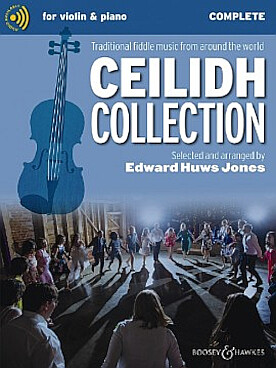 Illustration de The CEILIDH COLLECTION, arr. Huws Jones avec 2e partie de violon facile ad lib. avec support audio - version AVEC acc. piano ou violon