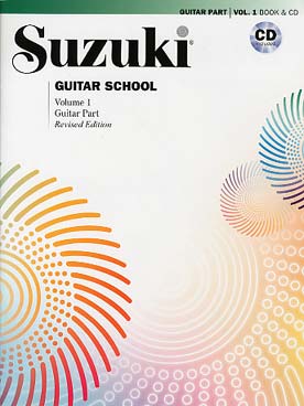 Illustration de SUZUKI Guitar School revised - Vol. 1 avec CD play-along