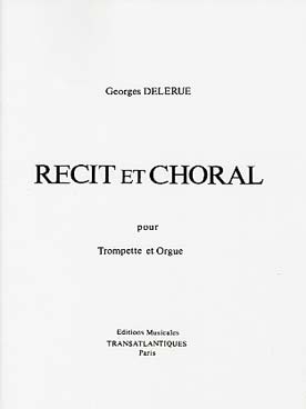 Illustration de Récit et choral pour trompette et orgue