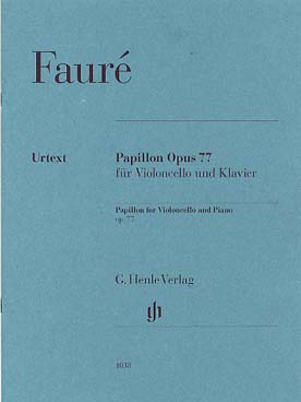 Illustration faure papillon op. 77