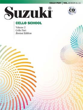 Illustration de SUZUKI Cello School (édition révisée) - Vol. 2 + CD