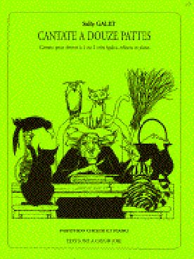 Illustration de Cantate à douze pattes pour chœur à voix égales, solistes et piano