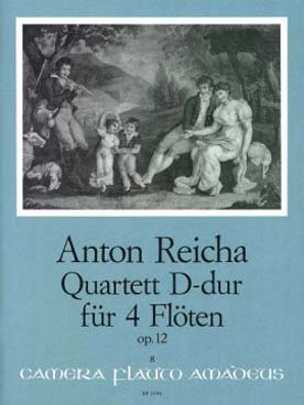 Illustration reicha quatuor op. 12 en re maj