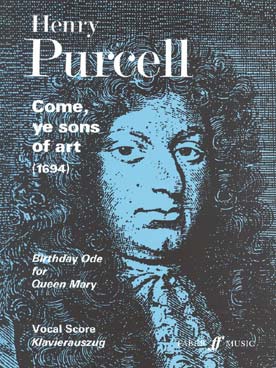 Illustration de Come, ye son's of heart, Birthday ode for Queen Mary (SATB/piano)