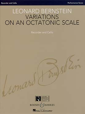 Illustration de Variations on an octatonic scale pour flûte à bec et violoncelle