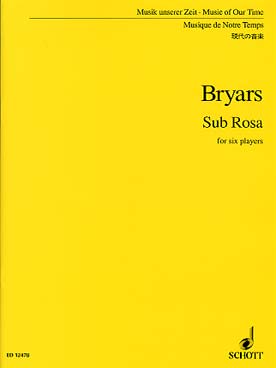 Illustration bryars sub rosa pour sextuor