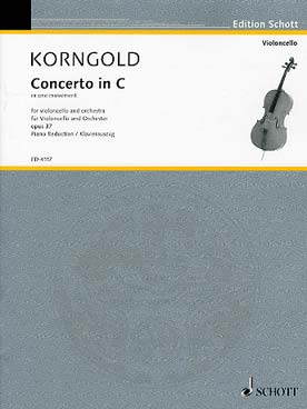 Illustration korngold concerto en do maj op. 37