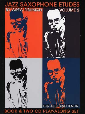 Illustration fishman jazz saxophone etudes vol. 2